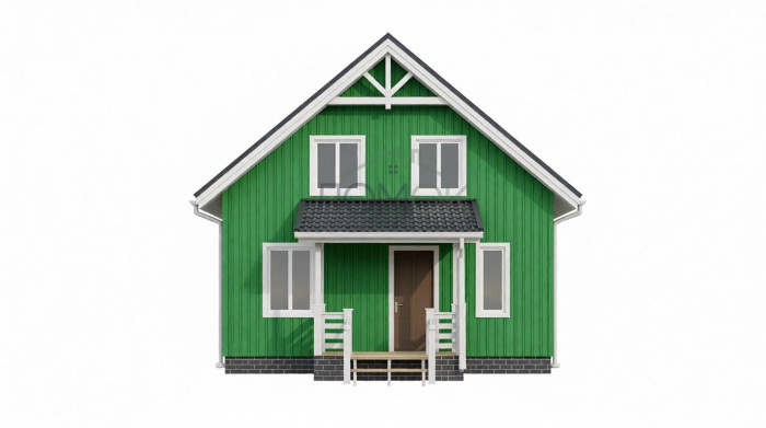 Каркасный дом Иртыш 7x7