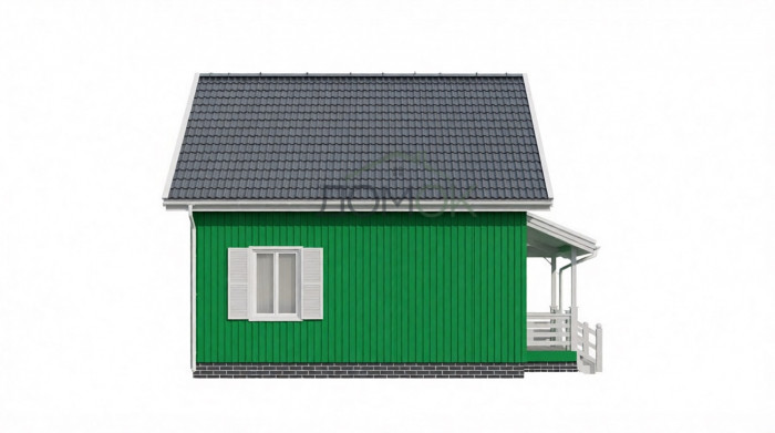 Каркасный дом Иртыш 7x7