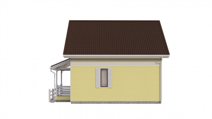 Каркасный дом Иртыш 7x7