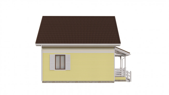 Каркасный дом Иртыш 7x7