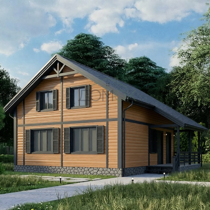 Каркасный дом Тайга 10x8.5