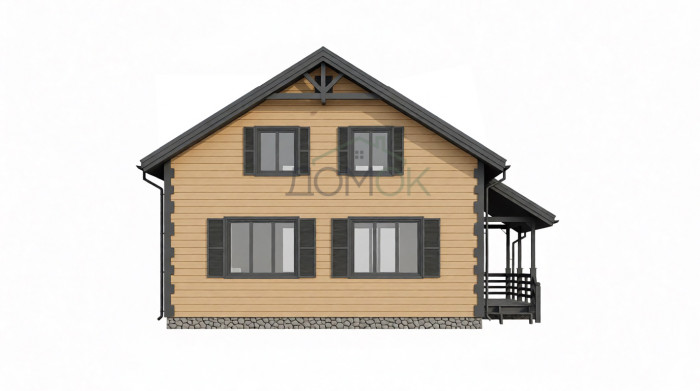 Каркасный дом Тайга 10x8.5