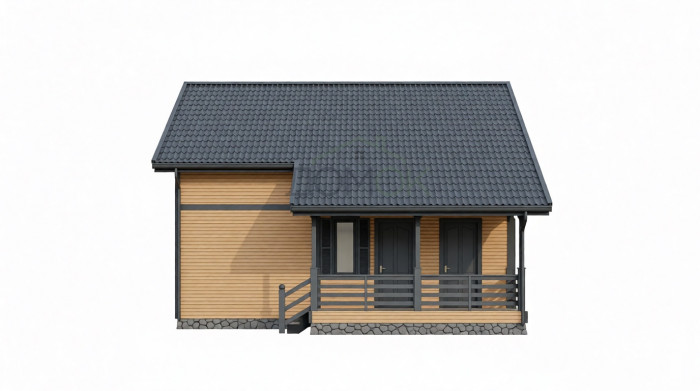 Каркасный дом Тайга 10x8.5