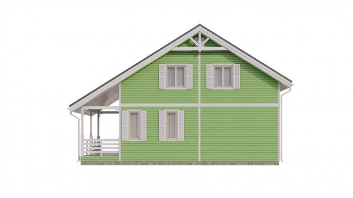 Каркасный дом Тайга 10x8.5