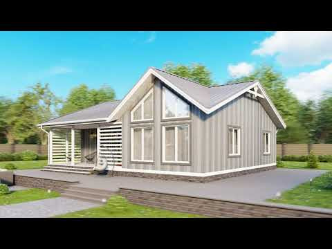 Каркасный дом Самур 10.5х12