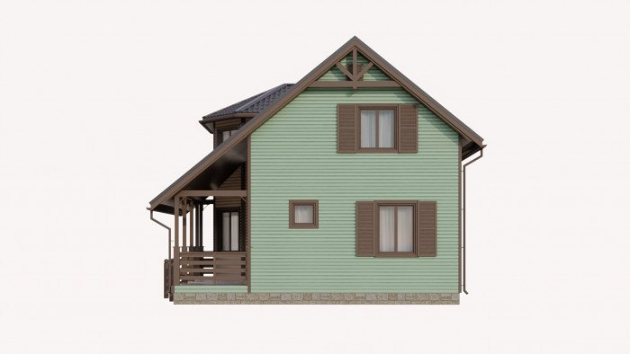 Каркасный дом Отра 8x7.5