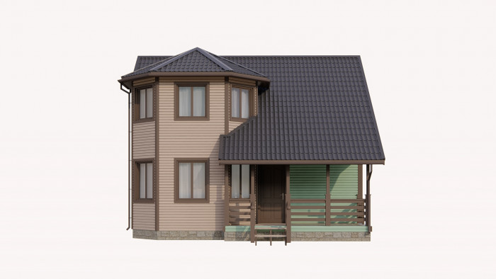 Каркасный дом Отра 8x7.5