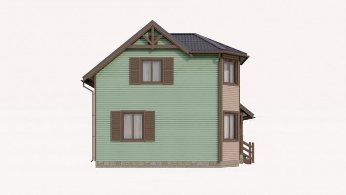 Каркасный дом Отра 8x7.5