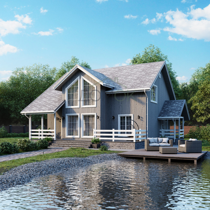 Каркасный дом Сарс 12х10.5