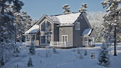 Каркасный дом Сарс 12х10.5