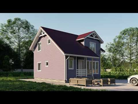 Каркасный дом Пахра 8x7.5
