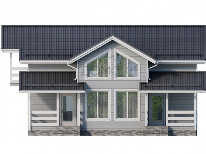 Каркасный дом Елай 8х10.8