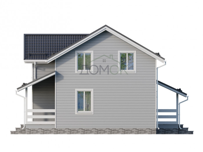 Каркасный дом Елай 8х10.8