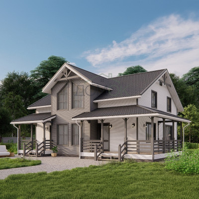 Каркасный дом Ильмень 10.5x10