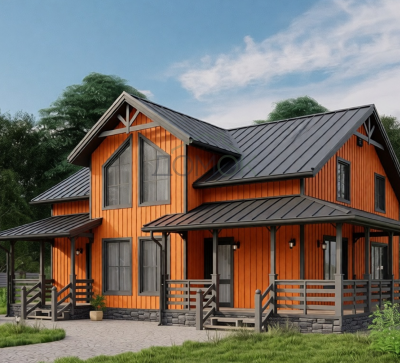 Каркасный дом Ильмень 10.5x10