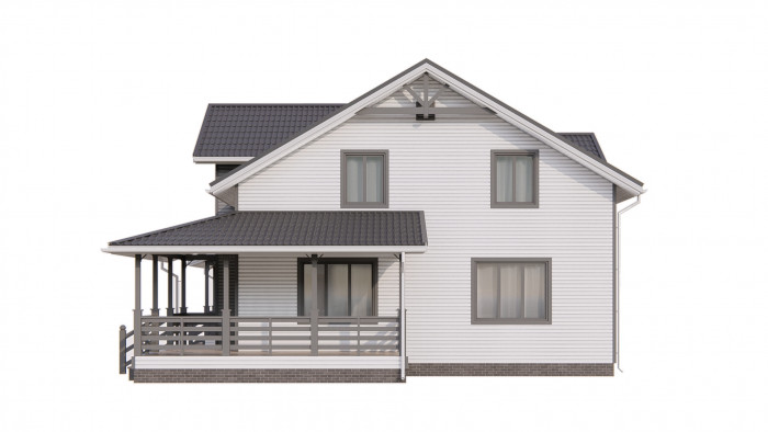 Каркасный дом Ильмень 10.5x10