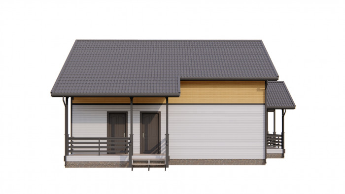 Каркасный дом Ладога 10x10.2