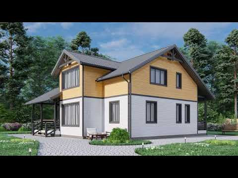 Каркасный дом Ладога 10x10.2