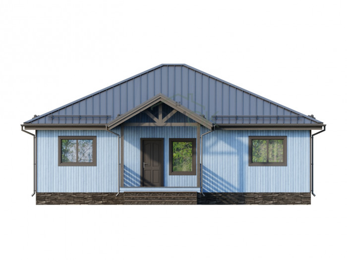 Каркасный дом Лотос 11х12