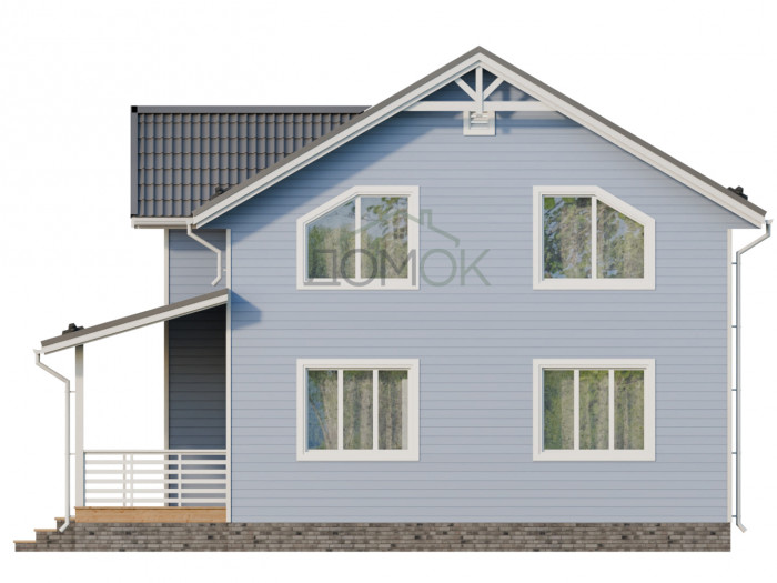 Каркасный дом Яуза 9x9