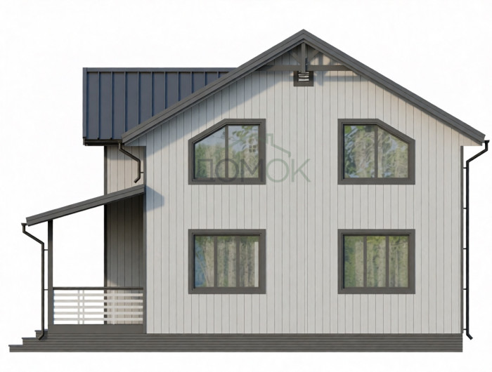 Каркасный дом Яуза 9x9