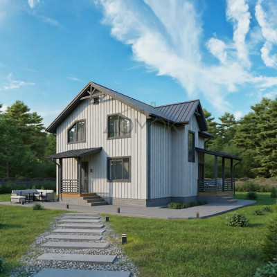 Каркасный дом Яуза 9x9