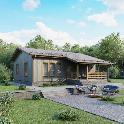 Каркасный дом Ангара 8х11 