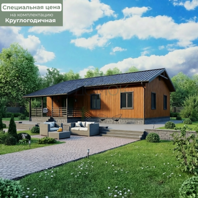 Каркасный дом Ангара 8x13