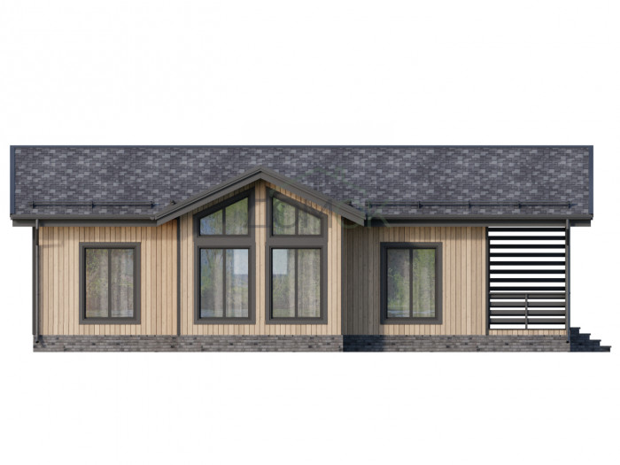 Каркасный дом Лабаз 9x11