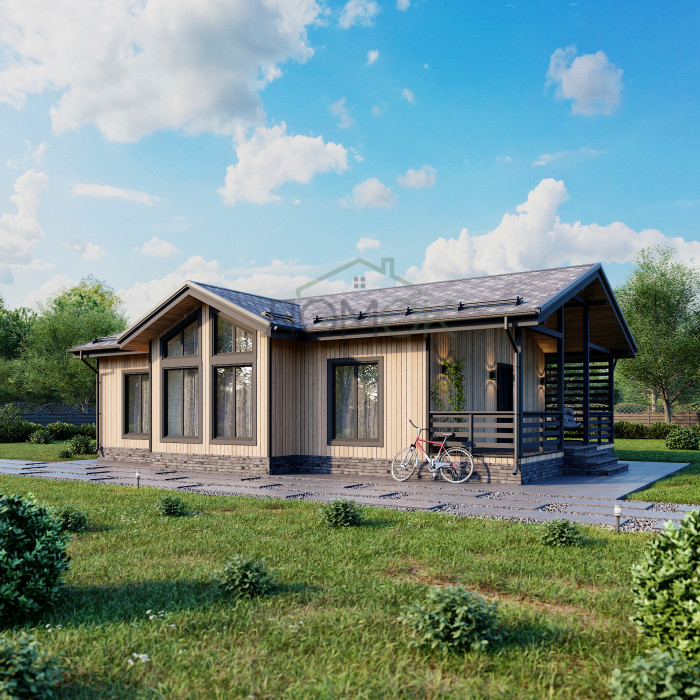 Каркасный дом Лабаз 9x11