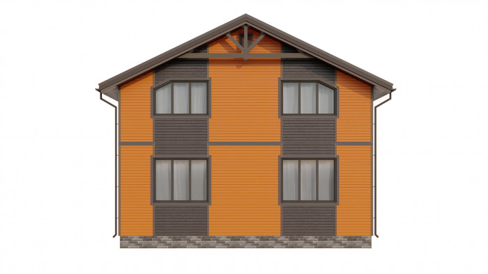 Каркасный дом Ирмес 8x8