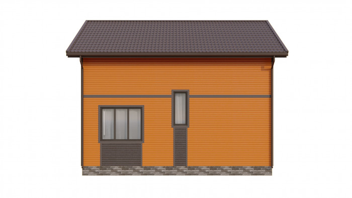 Каркасный дом Ирмес 8x8