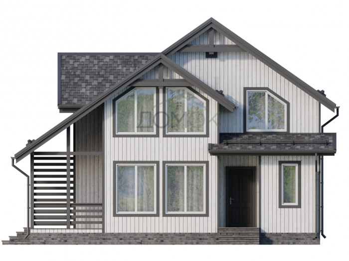 Каркасный дом Онега 8x8.5