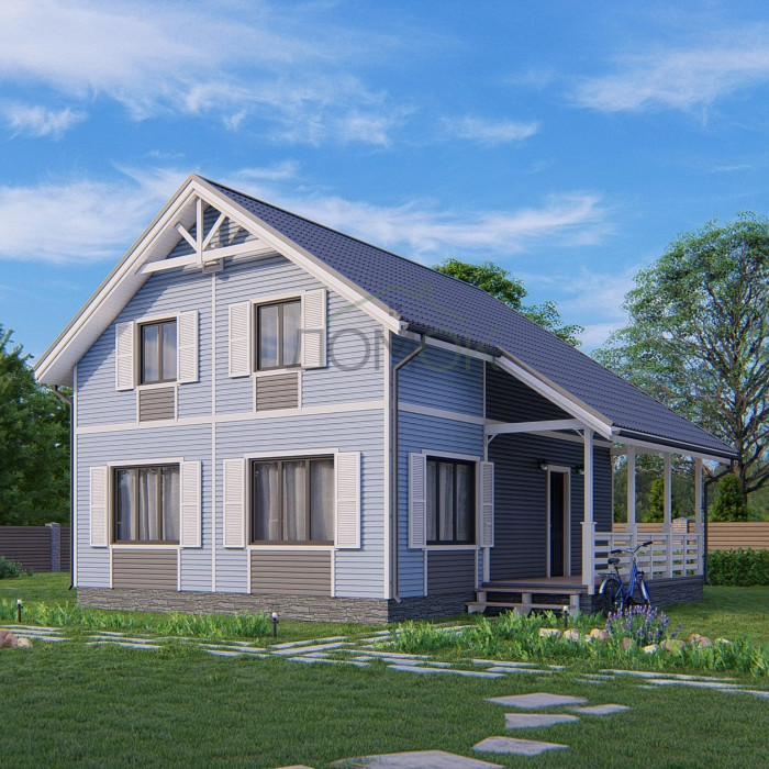 Каркасный дом Остер 9x9