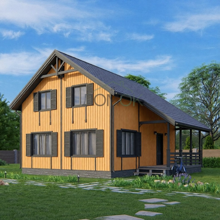 Каркасный дом Остер 9x9