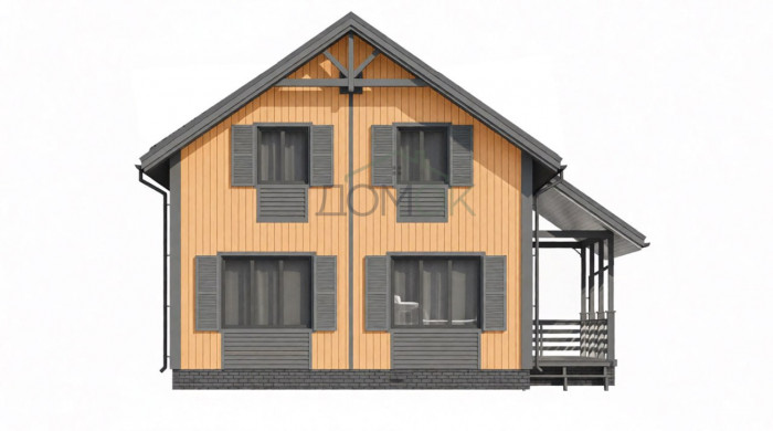 Каркасный дом Остер 9x9