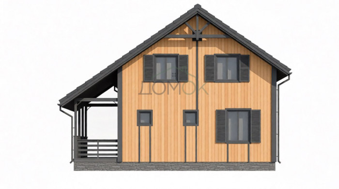 Каркасный дом Остер 9x9