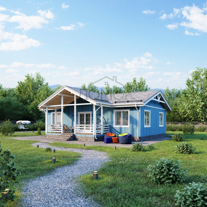 Каркасный дом Катэн 8x12