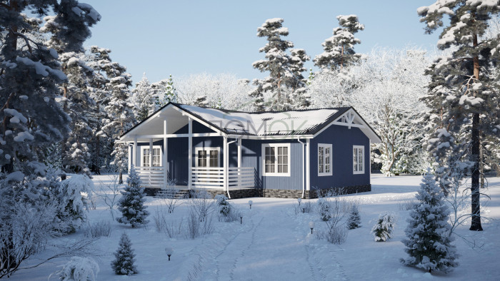 Каркасный дом Катэн 8x12