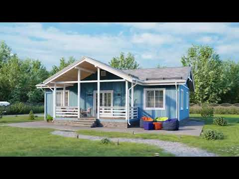 Каркасный дом Катэн 8x12