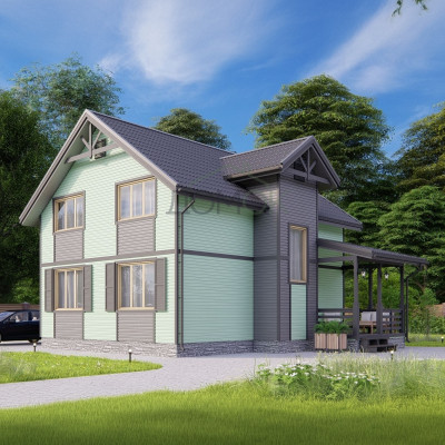 Каркасный дом Ундер 7x9