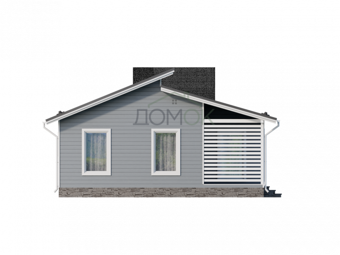Каркасный дом Девица 12x8.5
