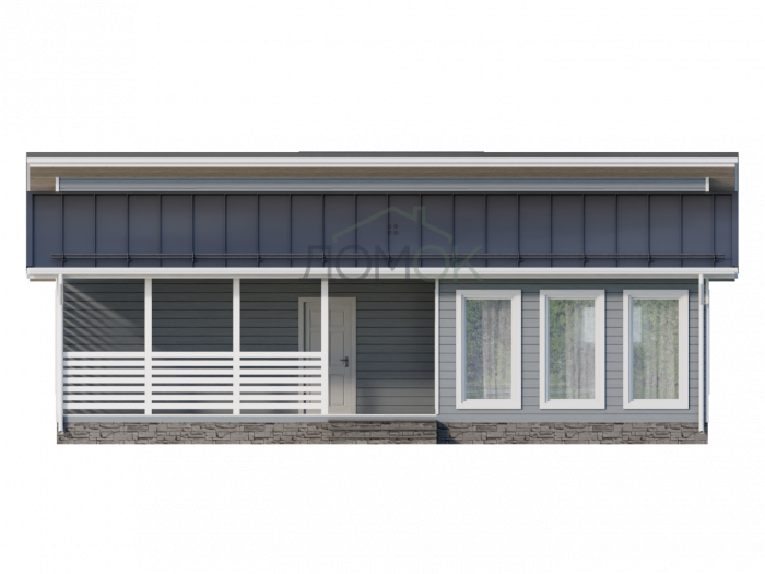 Каркасный дом Девица 12x8.5