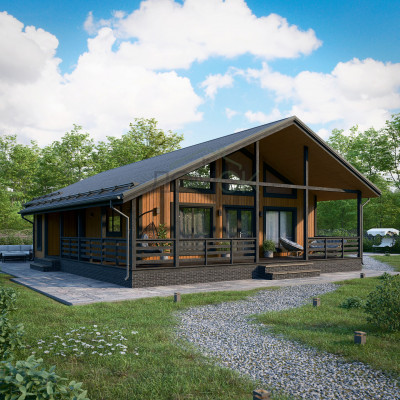 Каркасный дом Стивер 9х14 