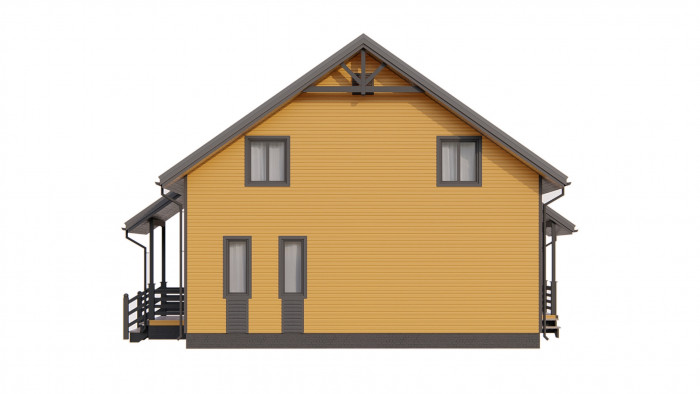 Каркасный дом Тверца 8x9