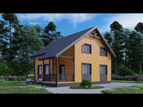 Каркасный дом Тверца 8x9