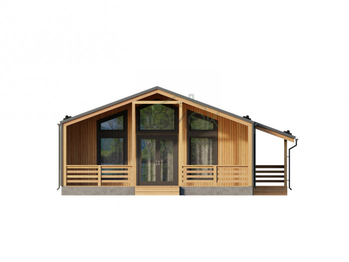 Каркасный дом БАРНЕВА 8х13.5