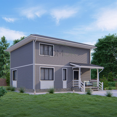 Каркасный дом Волхов 8x8.5