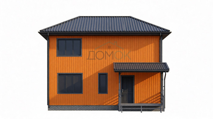 Каркасный дом Волхов 8x8.5