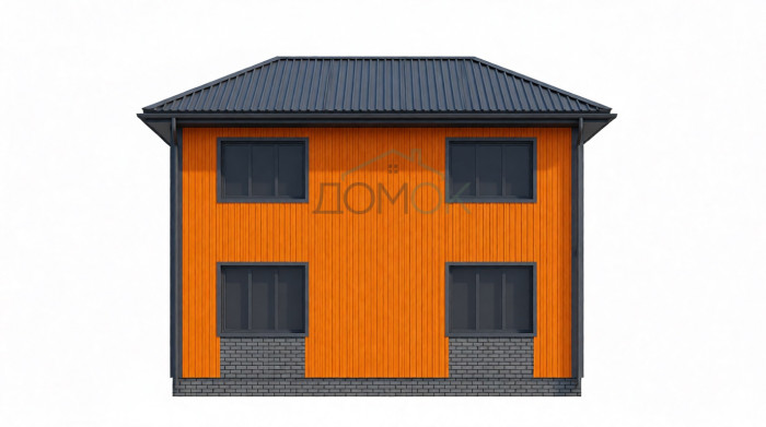 Каркасный дом Волхов 8x8.5